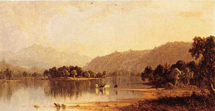 Sanford Robinson Gifford Mount Washington from The Saco River